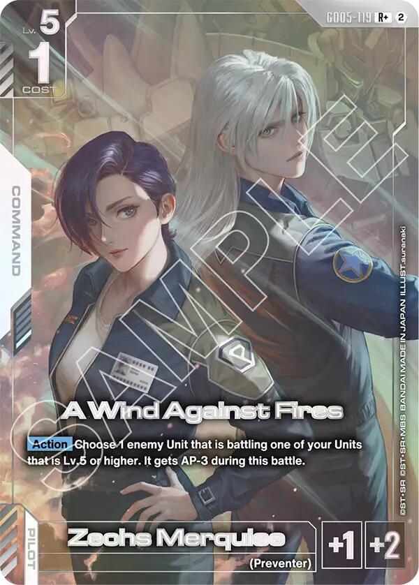 A Wind Against Fires GD05-119 (Freedom Ascension)  - Holofoil