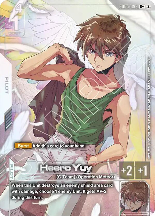 Heero Yuy GD05-098 (Freedom Ascension)  - Holofoil
