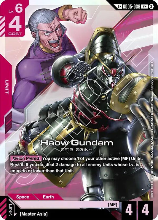 Haow Gundam Link Rare GD05-036 (Freedom Ascension)  - Holofoil