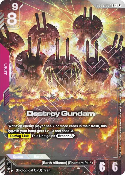 Destroy Gundam GD05-037 (Freedom Ascension)  - Holofoil
