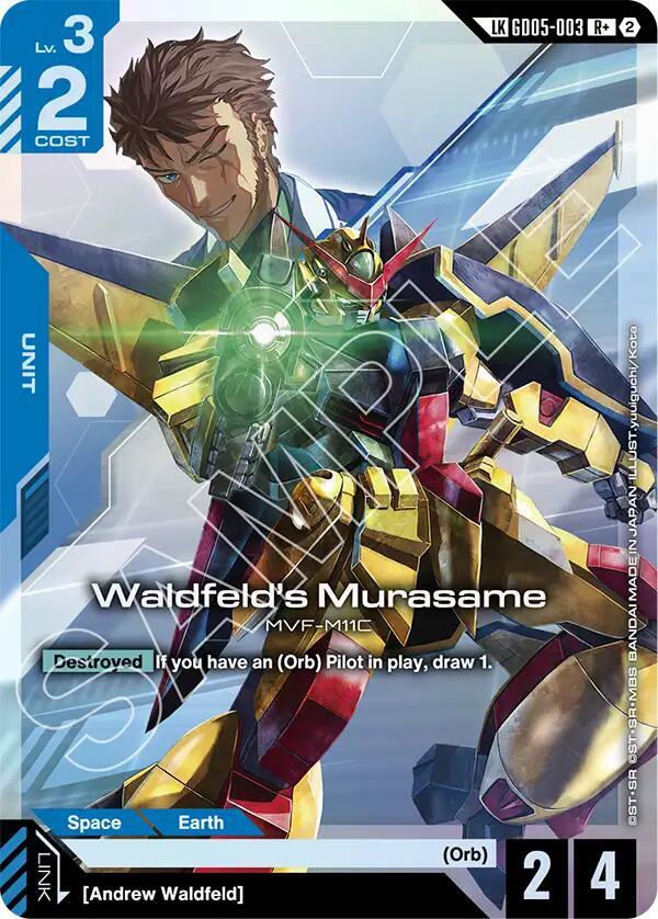 Waldfeld's Murasame Link Rare GD05-003 (Freedom Ascension)  - Holofoil