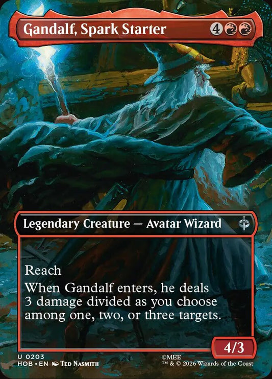 Gandalf, Spark Starter 203 (The Hobbit)  - Borderless Foil