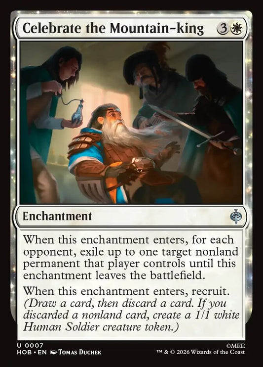 Celebrate the Mountain-king 7 (The Hobbit)  - Foil