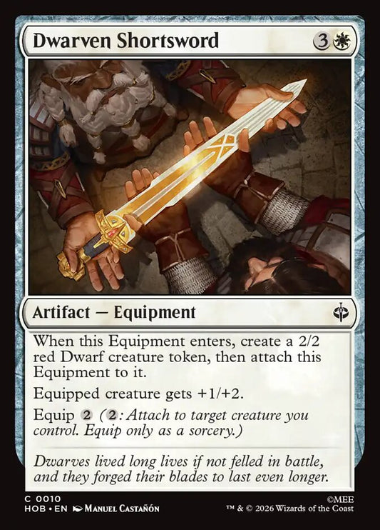 Dwarven Shortsword 10 (The Hobbit)  - Foil