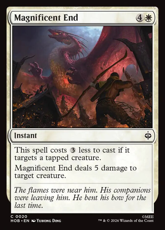 Magnificent End 20 (The Hobbit)  - Foil