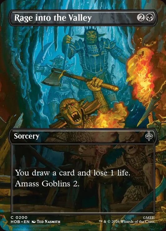 Rage into the Valley 200 (The Hobbit)  - Borderless Foil