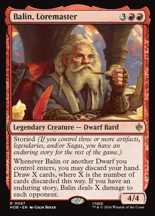 Balin, Loremaster 87 (The Hobbit)  - Foil