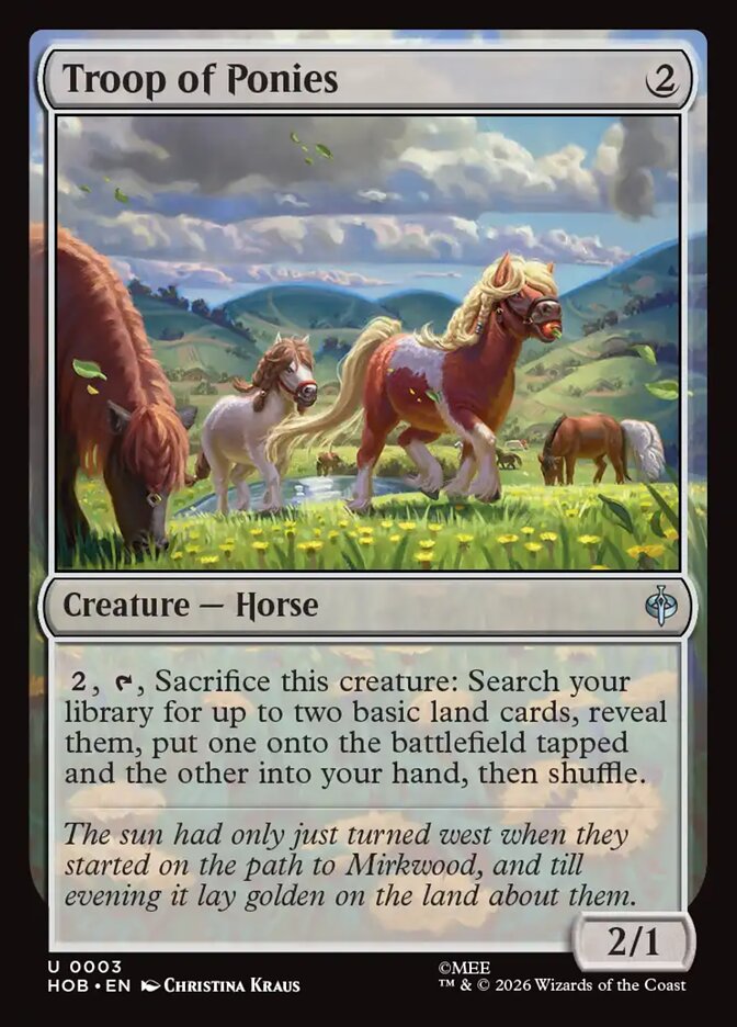 Troop of Ponies 3 (The Hobbit) 