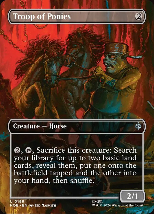 Troop of Ponies 199 (The Hobbit)  - Borderless Foil