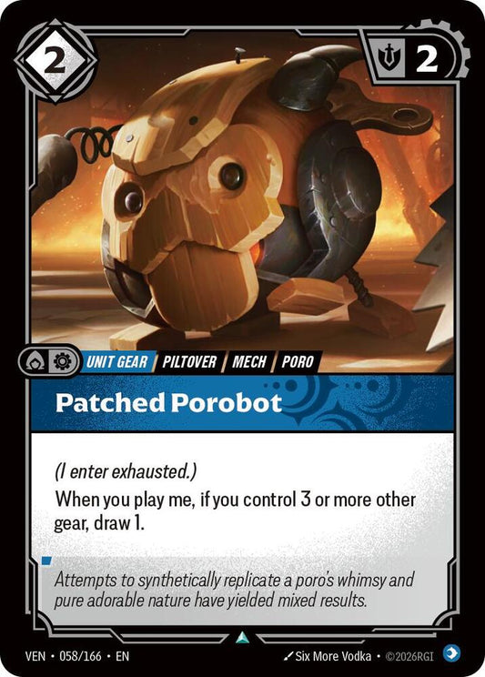 Patched Porobot 058/166 (Vendetta)  - Foil