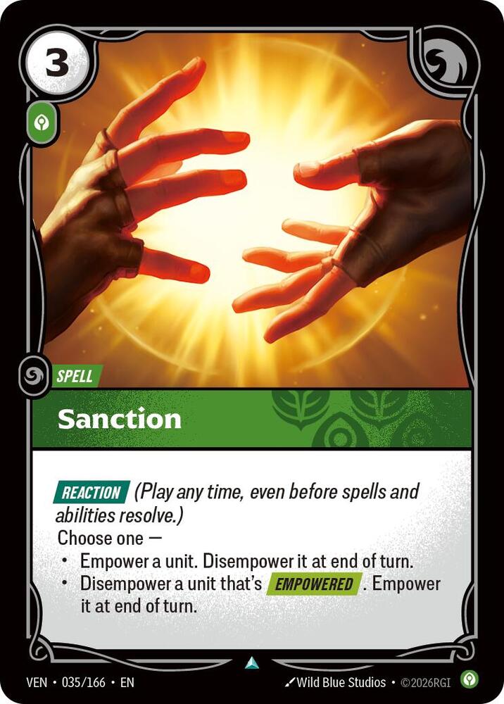 Sanction 035/166 (Vendetta)  - Foil