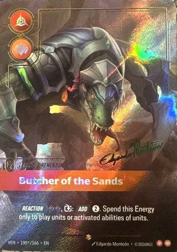 Renekton - Butcher of the Sands 190*/166 (Vendetta)  - Foil