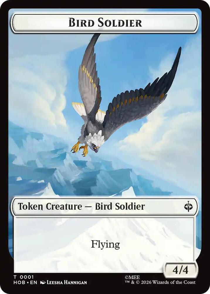 Bird Soldier Axe Double Sided Token 1 // 10 (The Hobbit) 