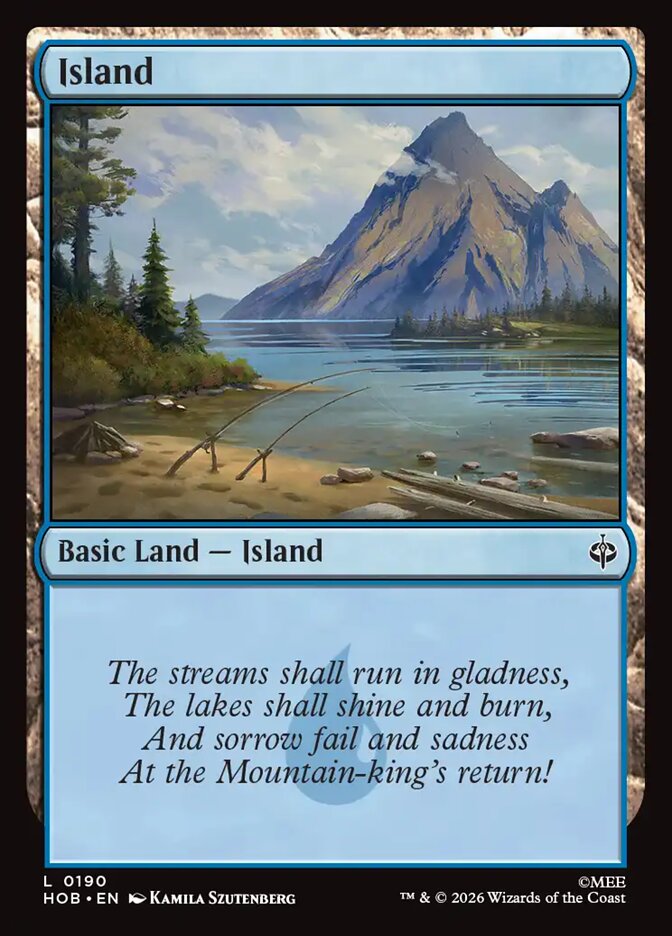 Island 190 (The Hobbit)  - Foil