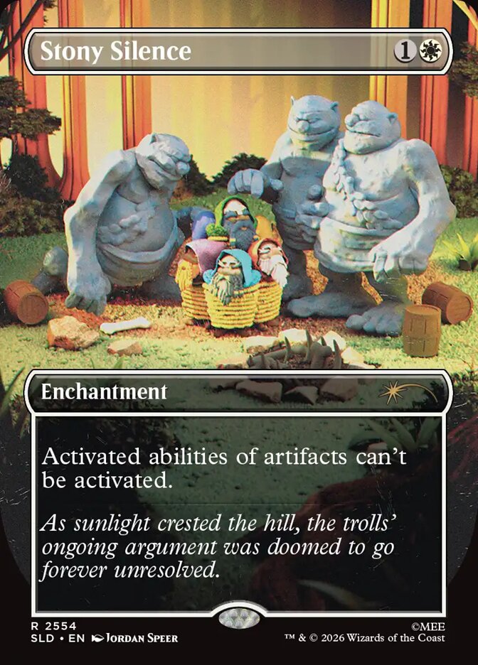 Stony Silence 2554 (Secret Lair Drop Series)  - Foil
