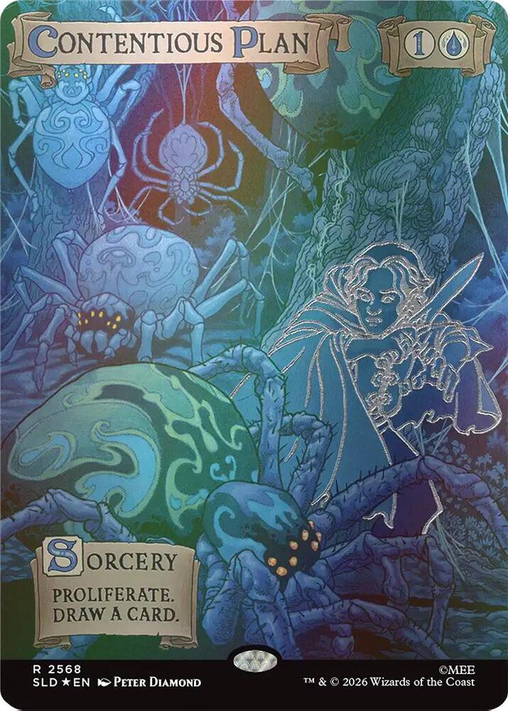 Contentious Plan Out Of Sight Foil 2568 (Secret Lair Drop Series)  - Foil