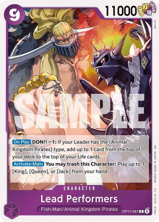 Lead Performers OP17-061 (The World's Strongest Warriors)  - Foil