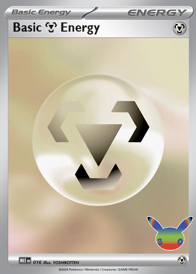 Basic Metal Energy 016 (MEE: Mega Evolution Energies)  - Holofoil