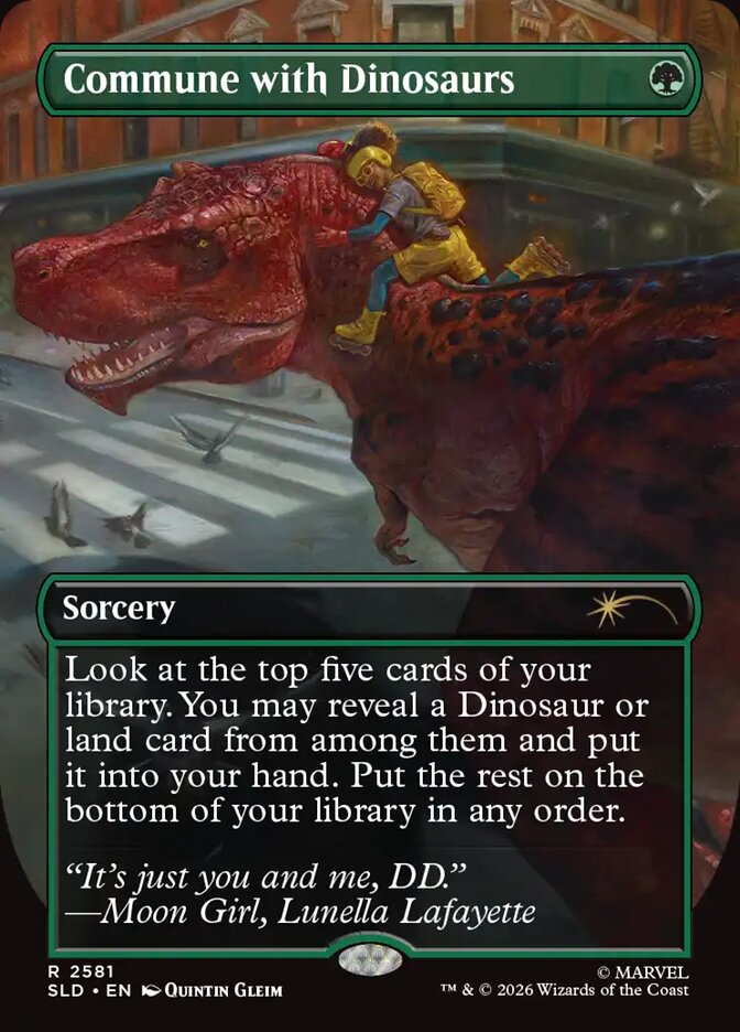 Commune with Dinosaurs 2581 (Secret Lair Drop Series)  - Foil