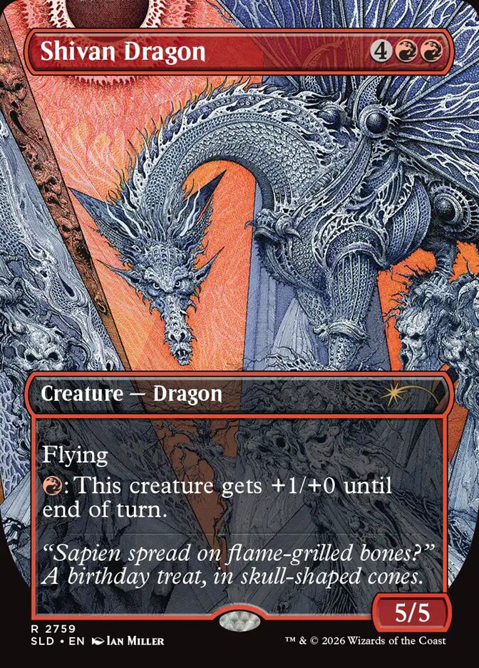 Shivan Dragon 2759 (Secret Lair Drop Series) 