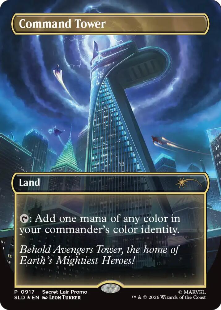 Command Tower 0917 917 (Secret Lair Drop Series)  - Foil