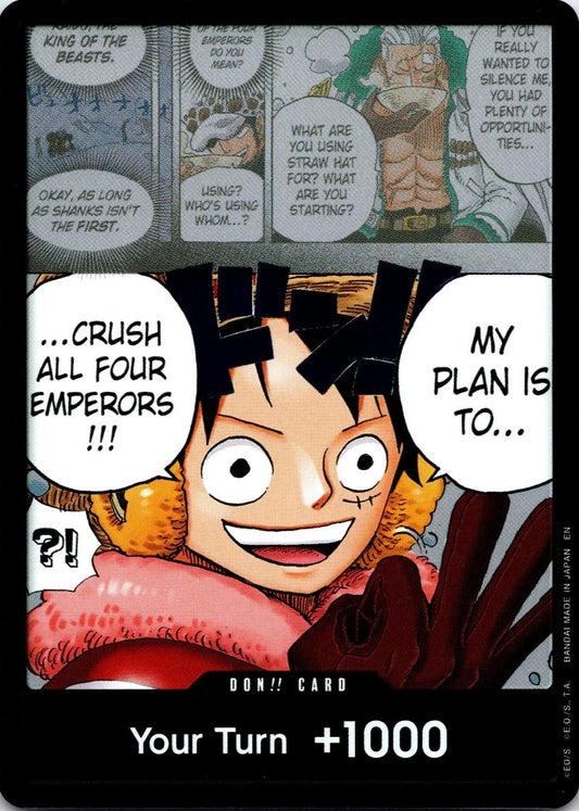 DON!! (Crush all Four Emperors)  (The World's Strongest Warriors) 