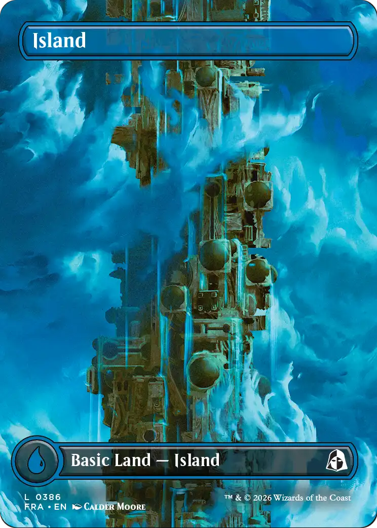 Island 386 (Reality Fracture)  - Borderless Foil