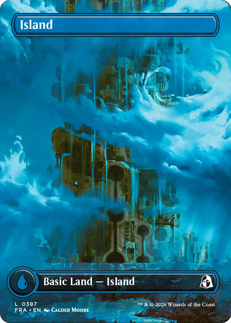 Island 387 (Reality Fracture)  - Borderless Foil