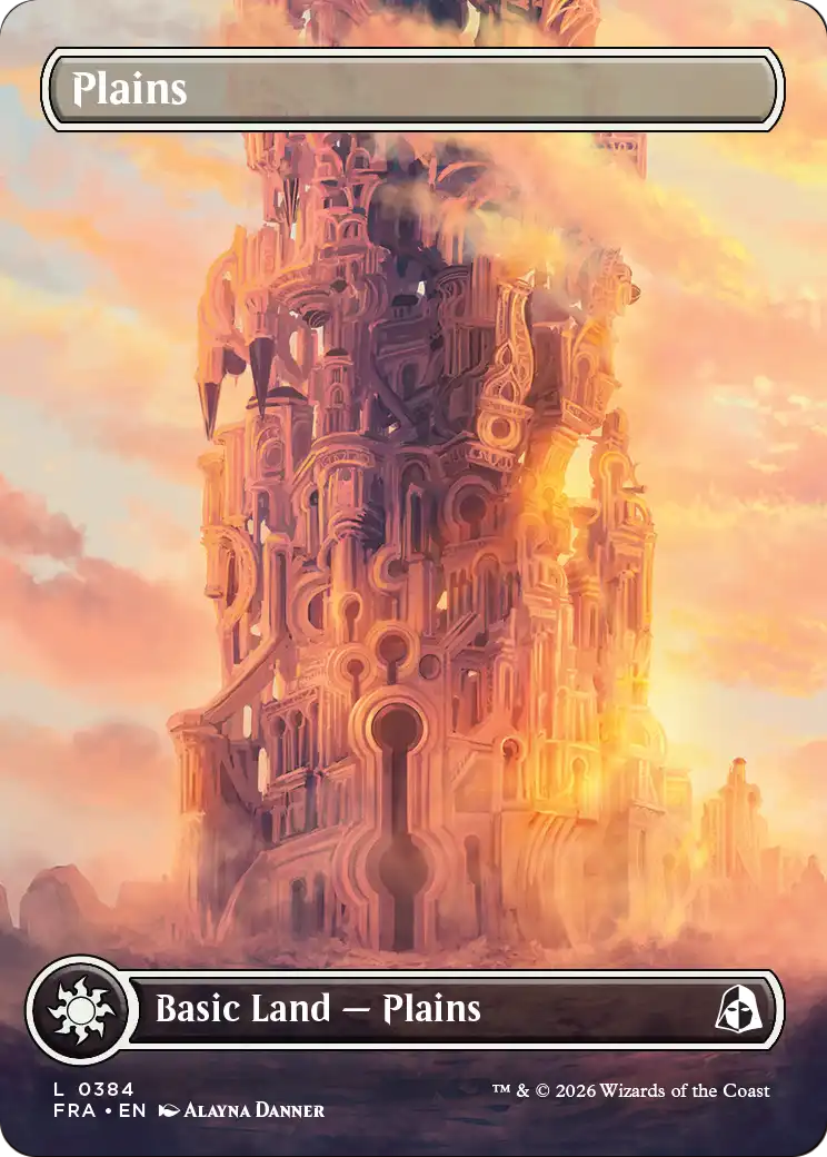 Plains 384 (Reality Fracture)  - Borderless Foil