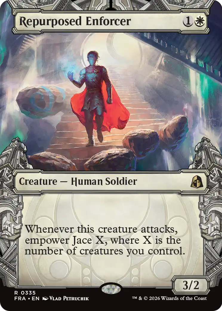 Repurposed Enforcer 335 (Reality Fracture)  - Showcase Foil