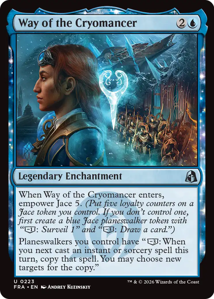 Way of the Cryomancer 223 (Reality Fracture)  - Foil