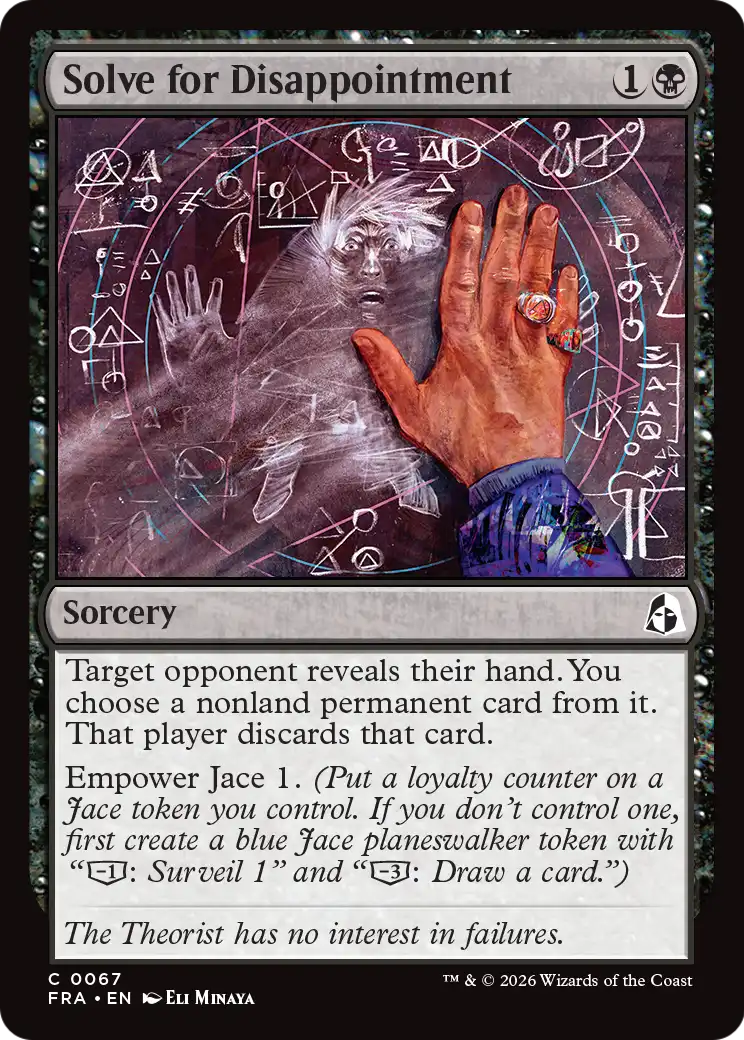 Solve for Disappointment 67 (Reality Fracture) 