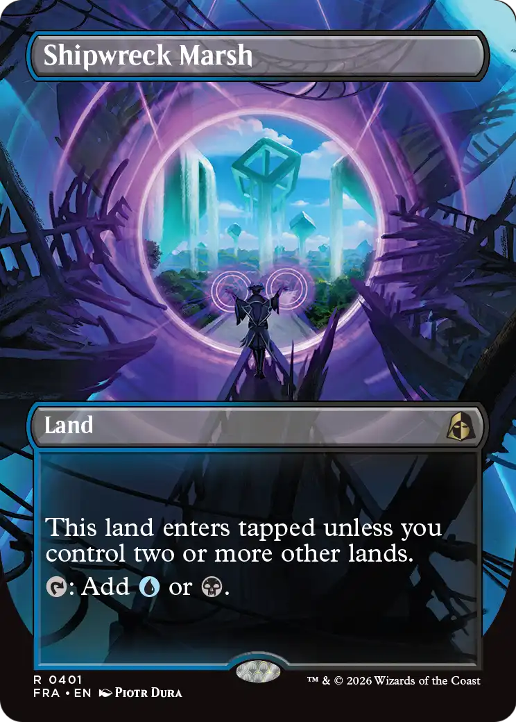 Shipwreck Marsh 401 (Reality Fracture)  - Borderless Foil