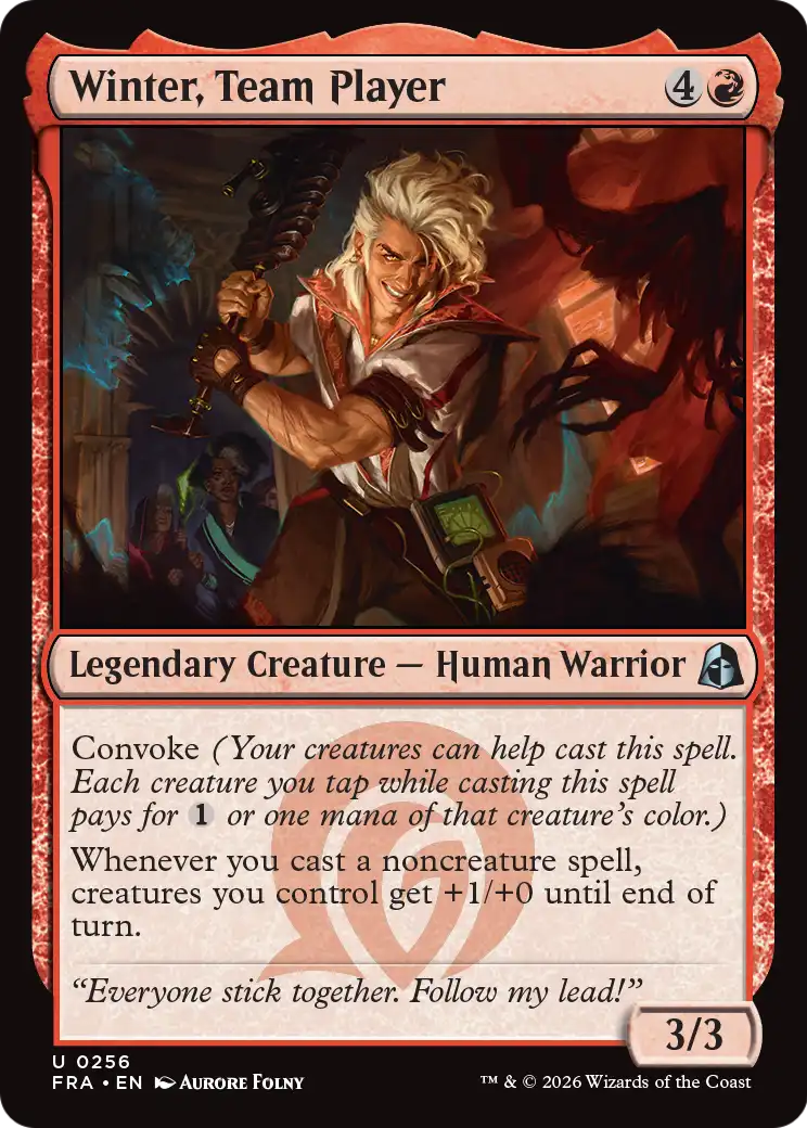 Winter, Team Player 256 (Reality Fracture)  - Foil