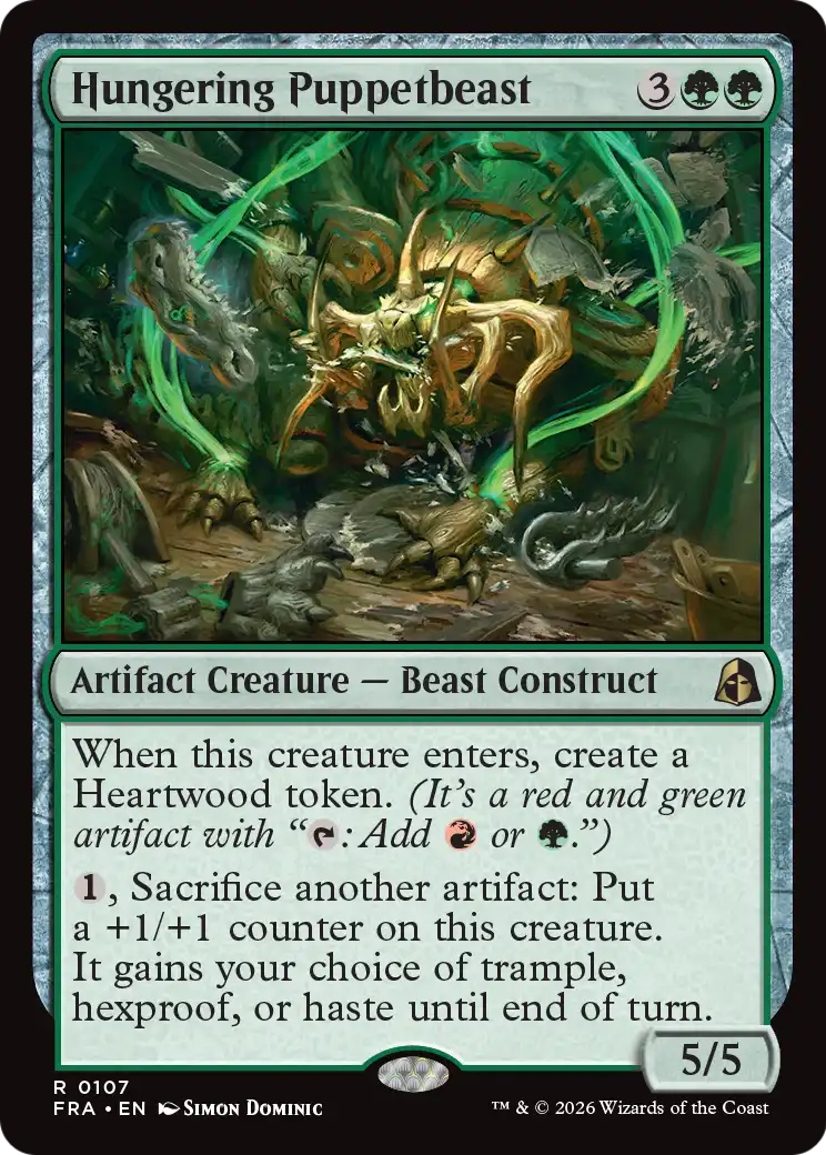 Hungering Puppetbeast 107 (Reality Fracture)  - Foil