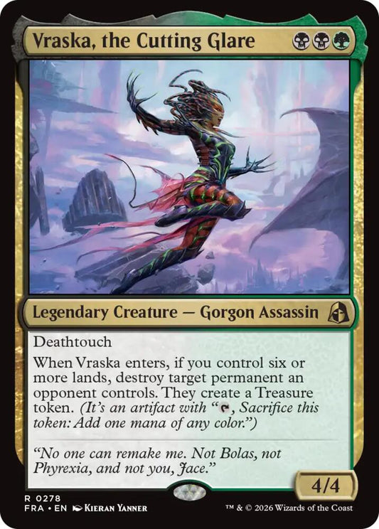 Vraska, the Cutting Glare 278 (Reality Fracture) 