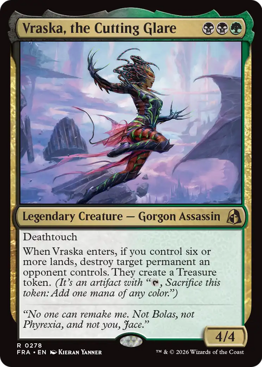 Vraska, the Cutting Glare 278 (Reality Fracture)  - Foil