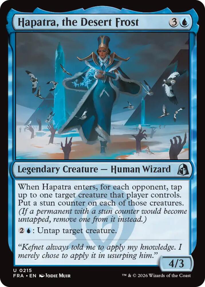 Hapatra, the Desert Frost 215 (Reality Fracture) 