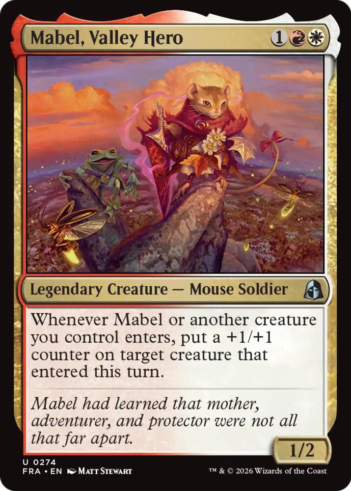 Mabel, Valley Hero 274 (Reality Fracture) 