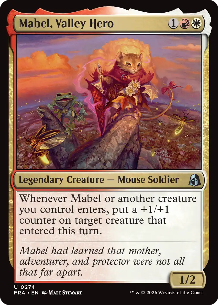 Mabel, Valley Hero 274 (Reality Fracture)  - Foil