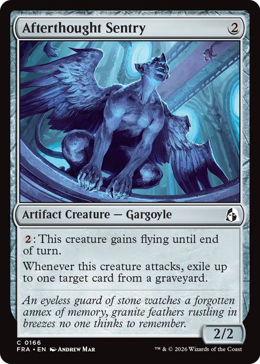 Afterthought Sentry 166 (Reality Fracture)  - Foil