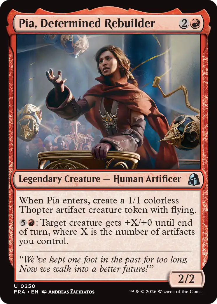 Pia, Determined Rebuilder 250 (Reality Fracture)  - Foil