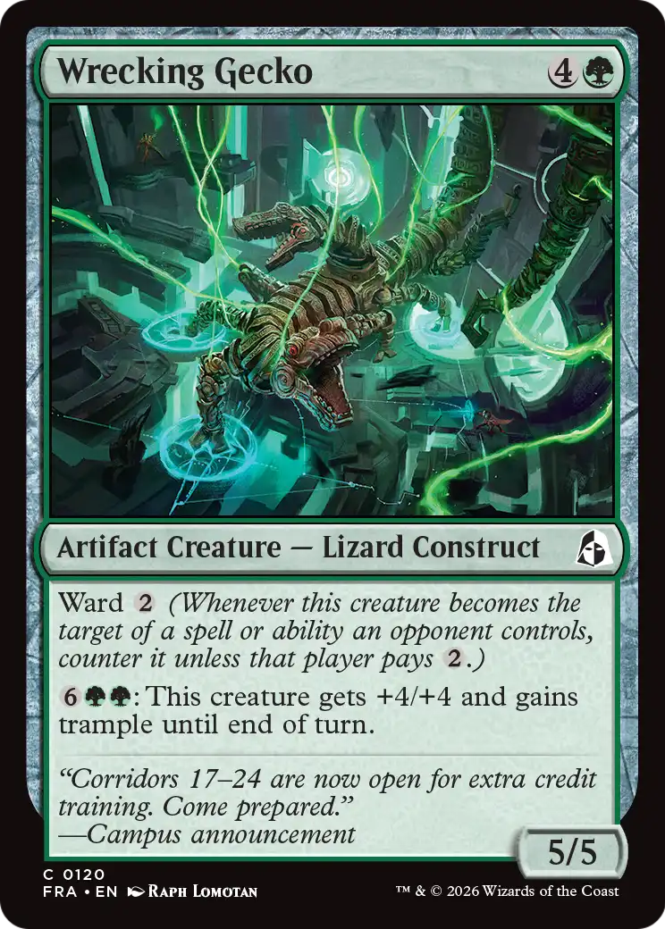 Wrecking Gecko 120 (Reality Fracture)  - Foil