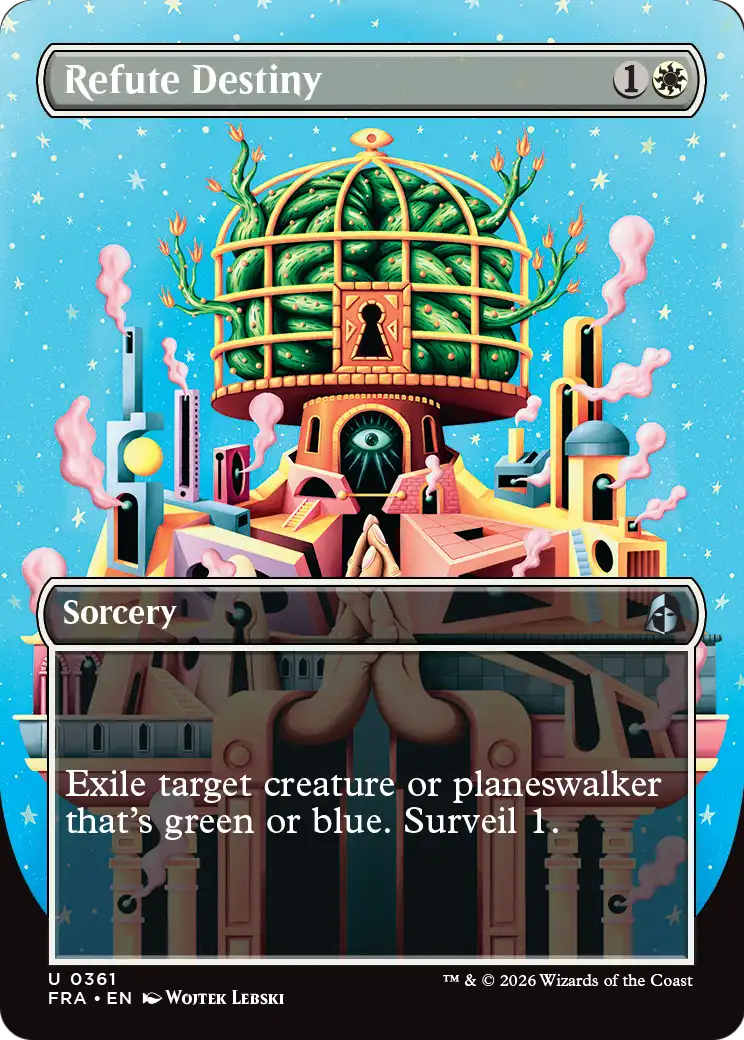 Refute Destiny 361 (Reality Fracture)  - Borderless Foil