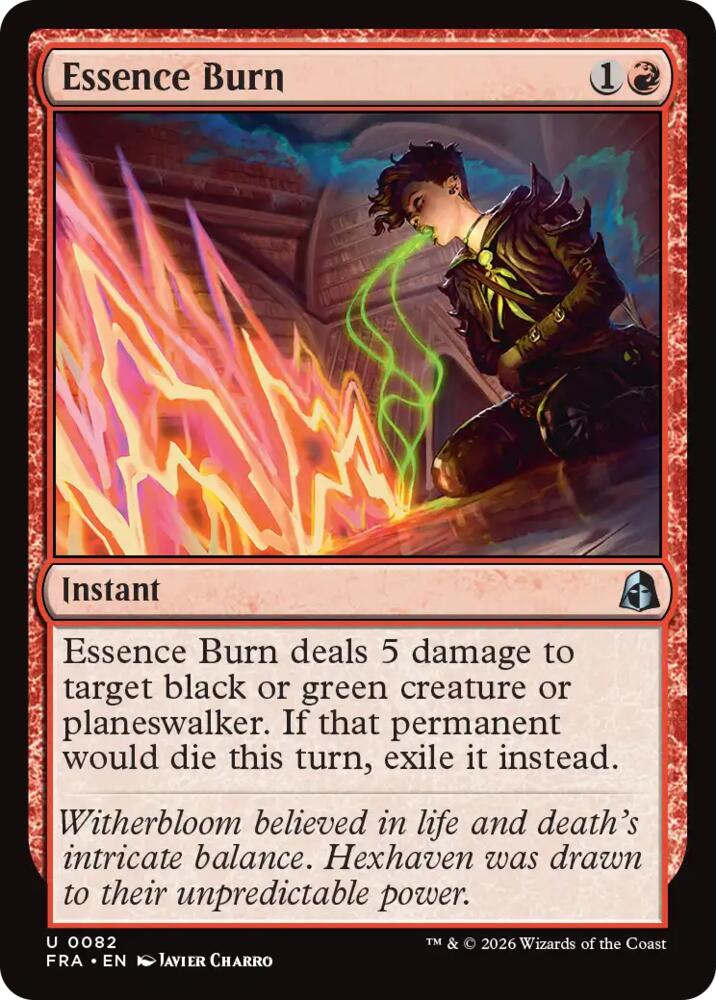 Essence Burn 82 (Reality Fracture) 