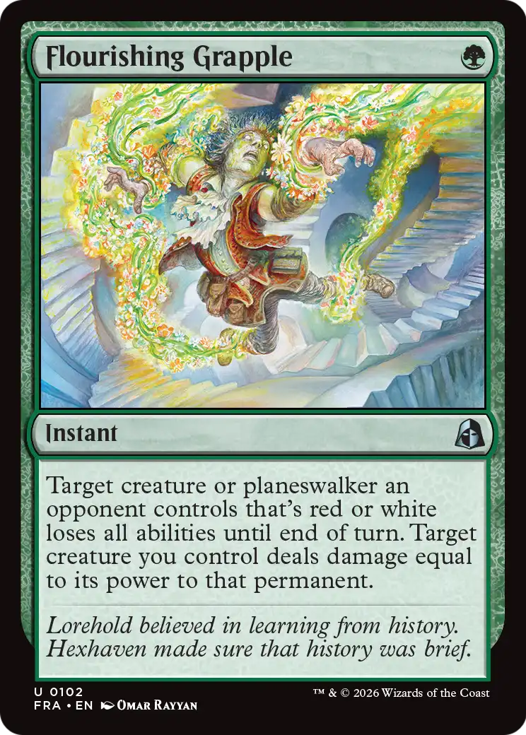 Flourishing Grapple 102 (Reality Fracture)  - Foil