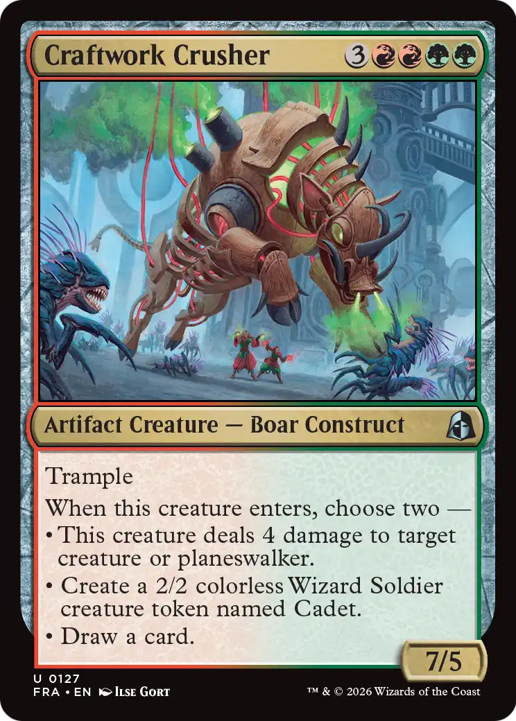 Craftwork Crusher 127 (Reality Fracture)  - Foil