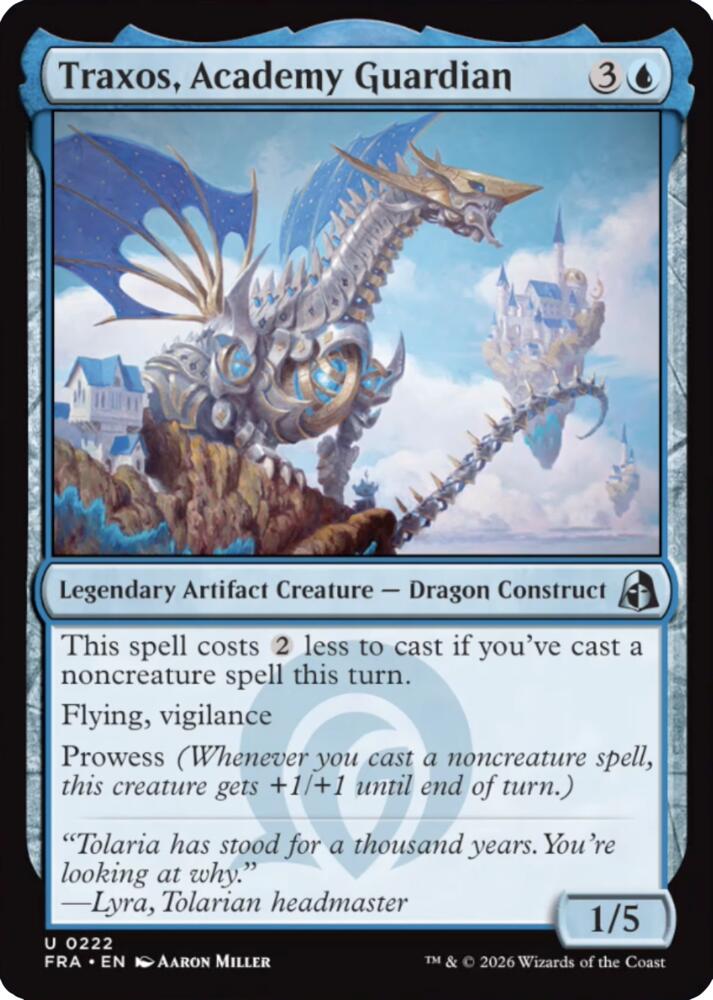 Traxos, Academy Guardian 222 (Reality Fracture) 