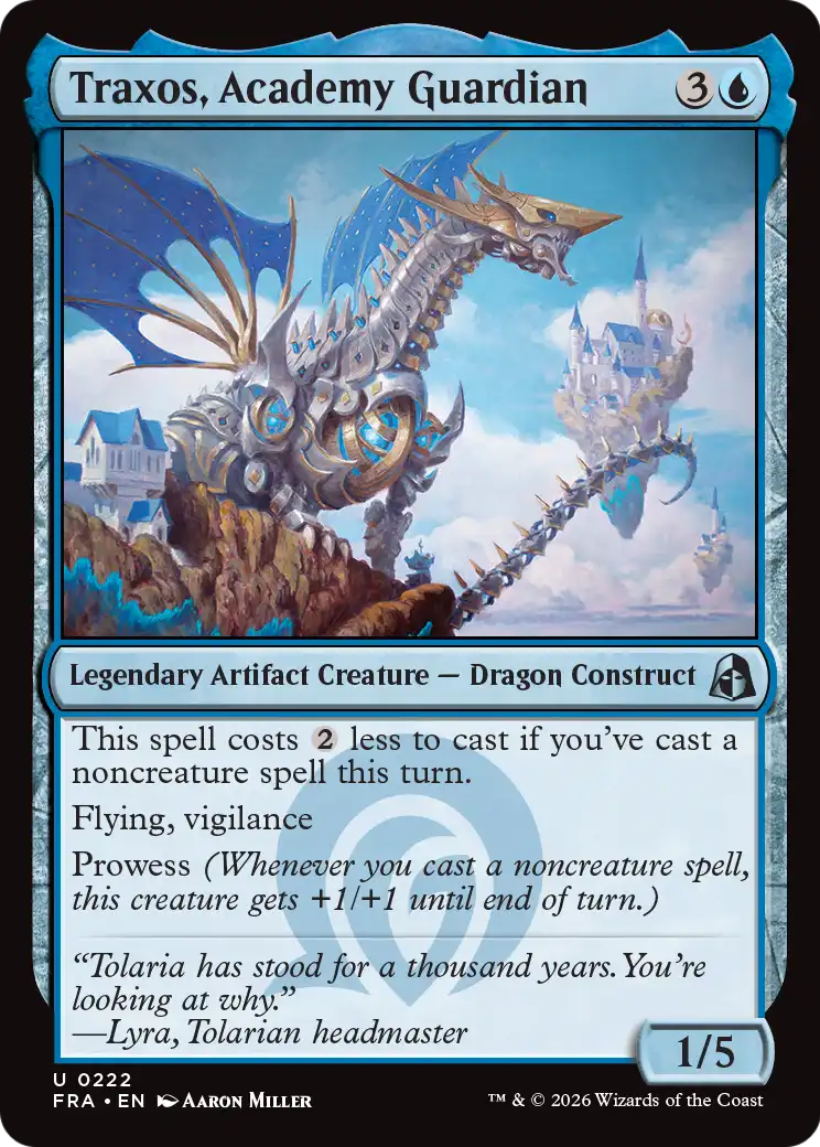 Traxos, Academy Guardian 222 (Reality Fracture)  - Foil
