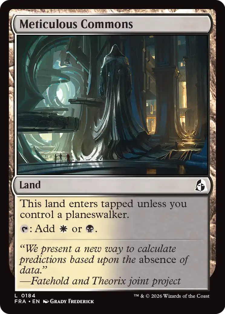 Meticulous Commons 184 (Reality Fracture)  - Foil